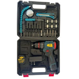 پیچ گوشتی شارژی جاب  مدل jb 3690 bl مجموعه 40 عددی